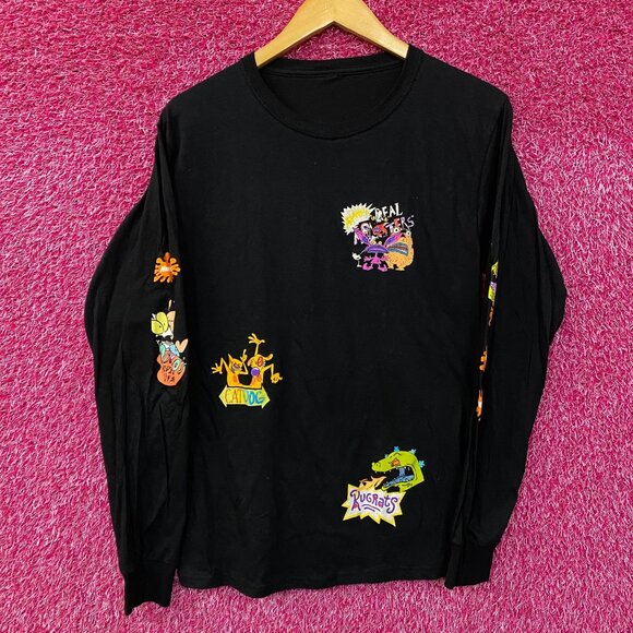 Nickelodeon Nicktoons Graphic Design Long Sleeve T-Shirt Small - Picture 1 of 3